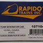 Rapido Trains 107104 HO VIA Rail Canada The Steam Generator Car #15472