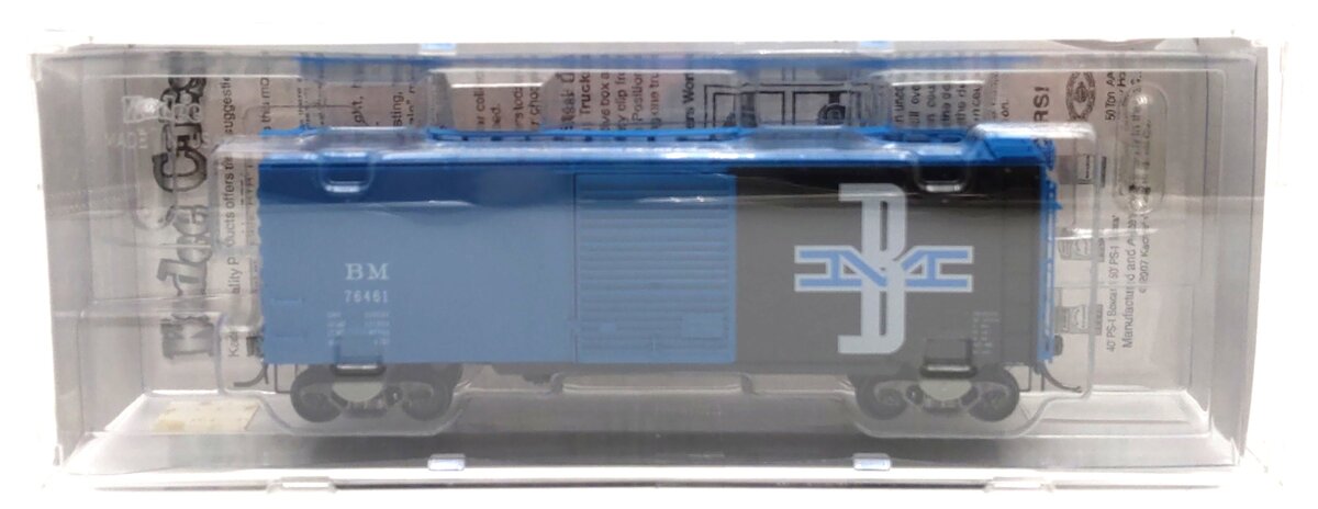 Kadee 5286 HO Boston & Maine 40' PS-1 Boxcar #76461