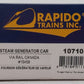 Rapido Trains 107101 HO VIA Rail Canada The Steam Generator Car #15458