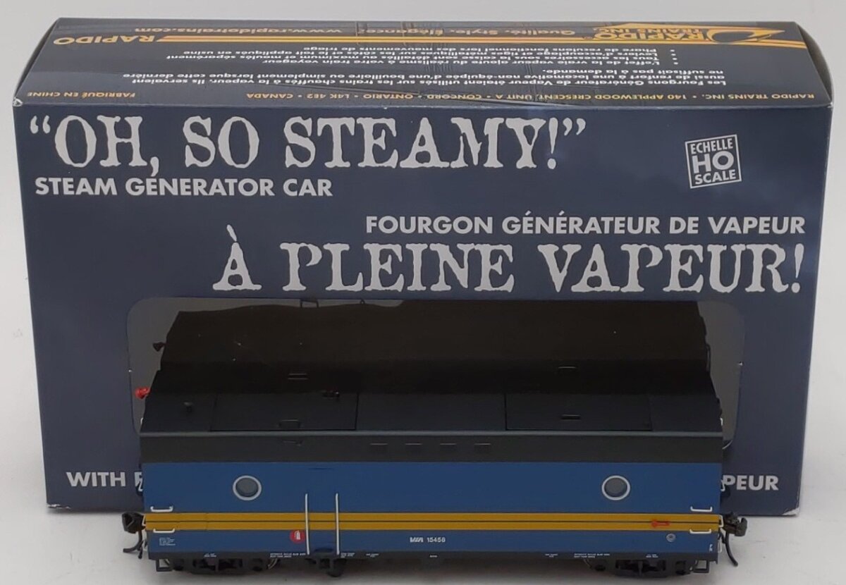Rapido Trains 107101 HO VIA Rail Canada The Steam Generator Car #15458