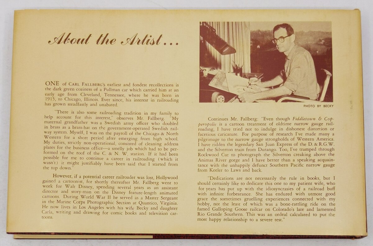 Fiddletown & Copperopolis Hardcover Book By Carl Fallberg VG