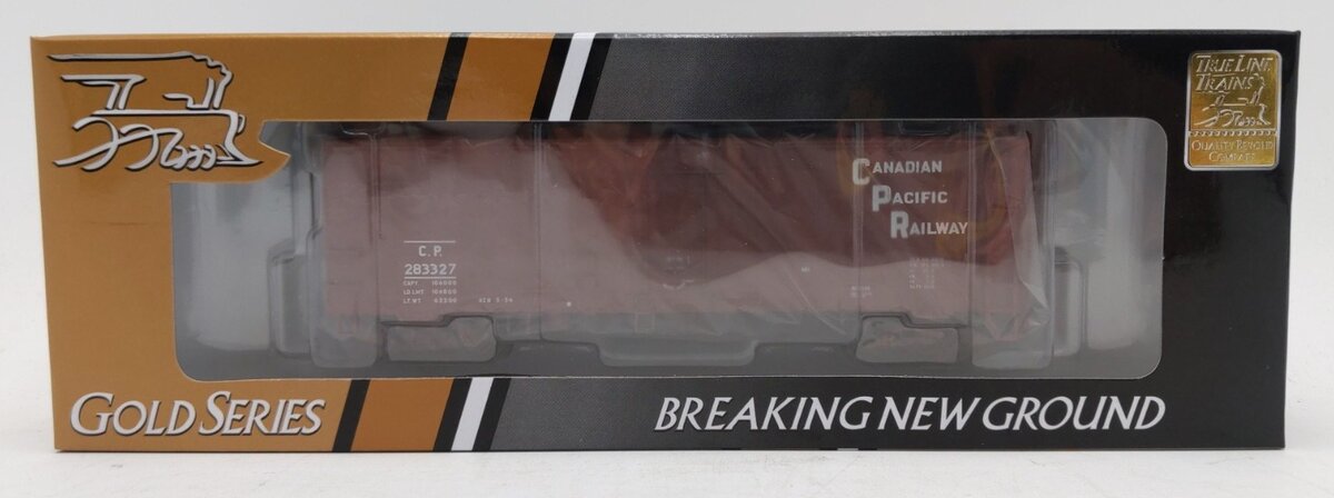 True Line Trains 300493 HO Canadian Pacific 8 Hatch Block Letter Boxcar #283327 LN/Box