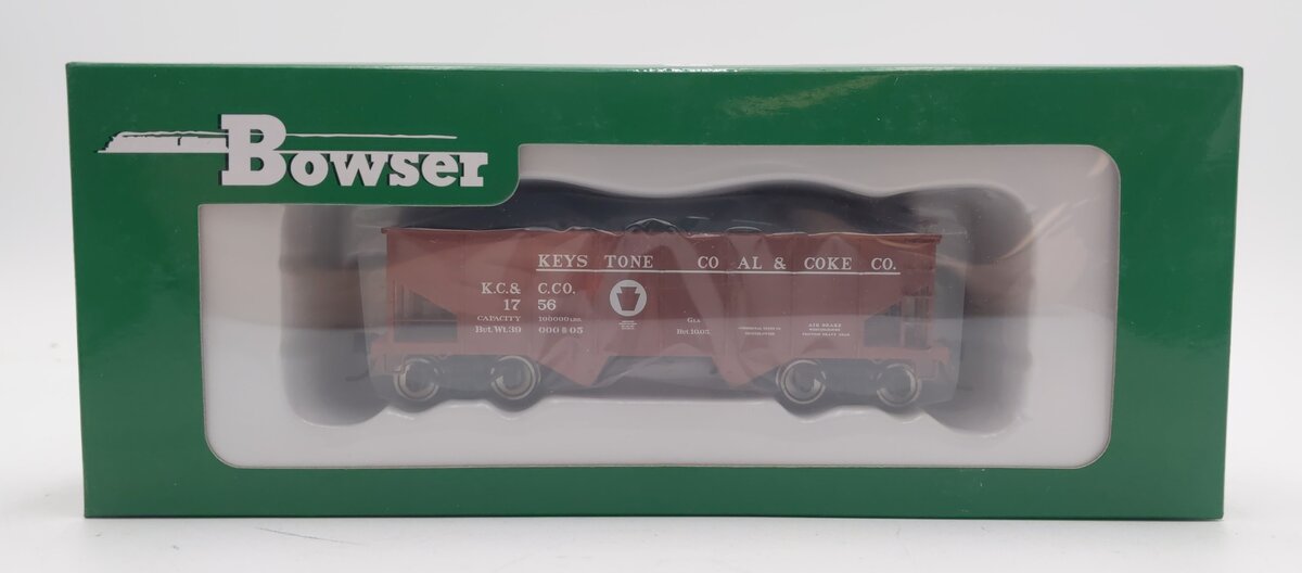 Bowser 42629 HO Scale Keystone Coal & Coke Co. 2-Bay Hopper #1756