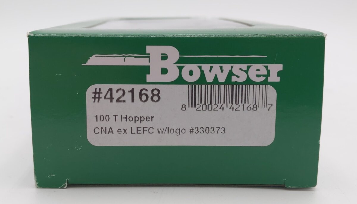 Bowser 42168 HO CNA ex LEFC with Logo 100 Ton Hopper Car Ready To Run #330373