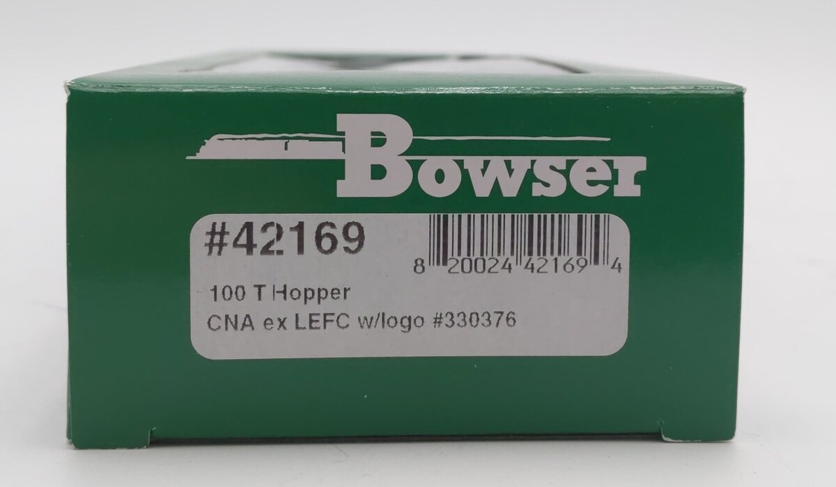 Bowser 42169 HO CNA ex LEFC with Logo 100 Ton Hopper Car Ready To Run #330376