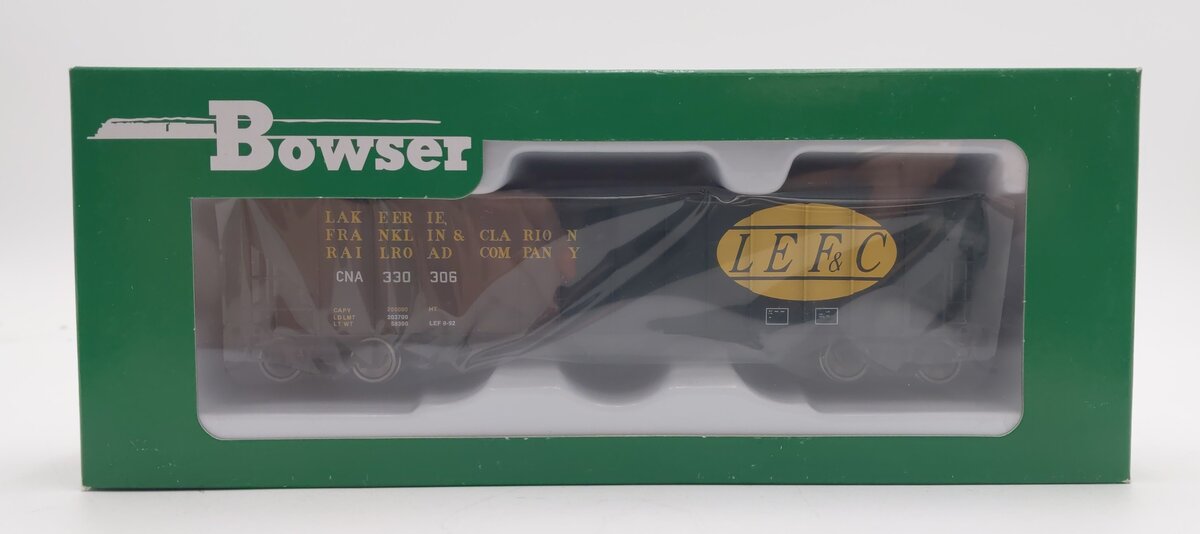 Bowser 42167 HO CNA ex LEFC with Logo 100 Ton Hopper Car Ready To Run #330306