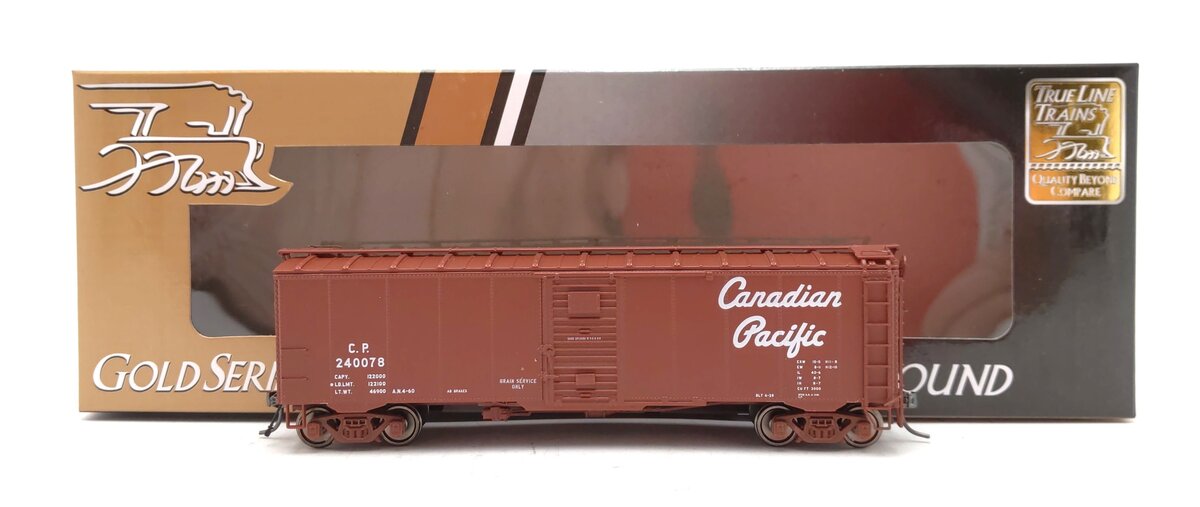 True Line Trains 300715 HO Canadian Pacific Mini Box Car #240078 LN/Box