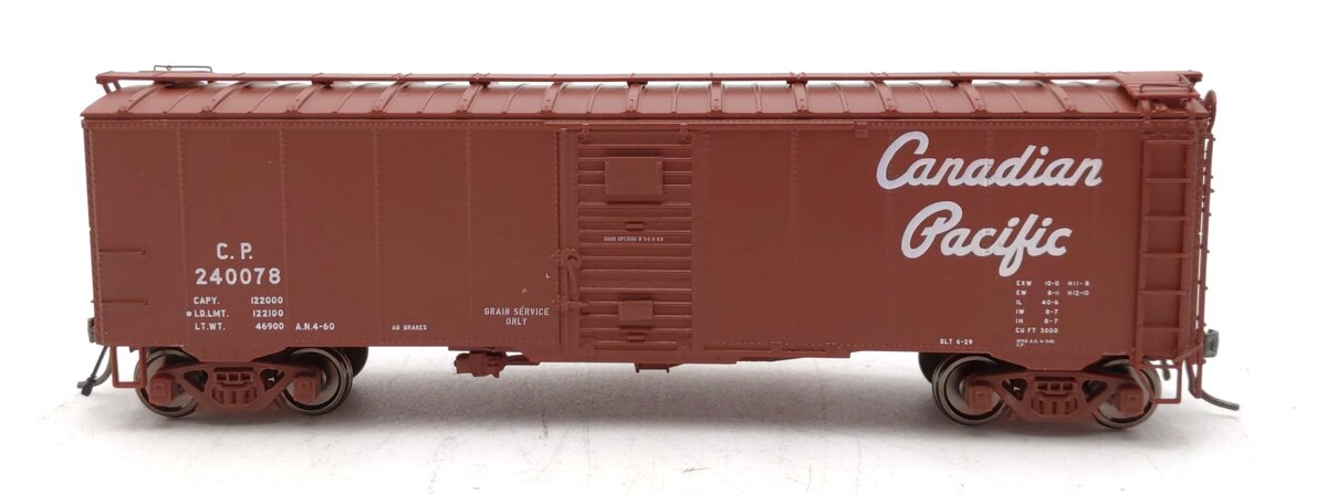 True Line Trains 300715 HO Canadian Pacific Mini Box Car #240078 LN/Box
