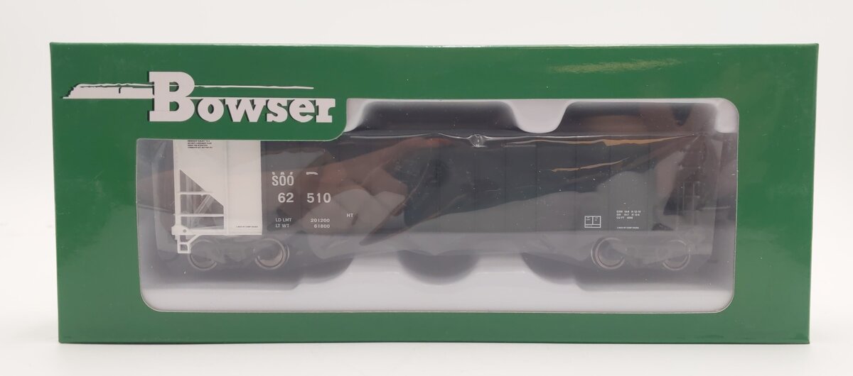 Bowser 42399 HO SOO Line ex WP White End 100 Ton Hopper Ready-To-Run #62510