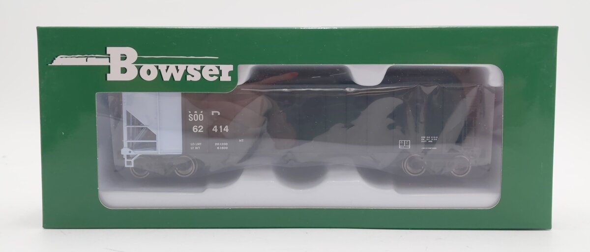 Bowser 42406 HO SOO Line ex WP Blue End 100 Ton Hopper Ready-To-Run #62414