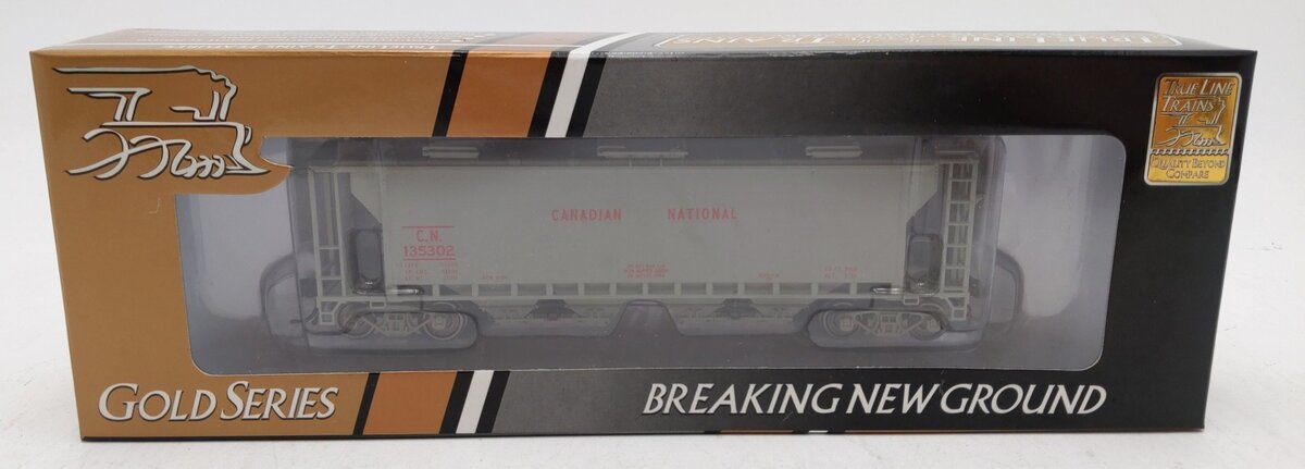 True Line Trains 300306 HO Scale Canadian National 4-Bay Hopper #135302 LN/Box