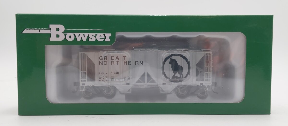 Bowser 42224 HO Great Northern 70 Ton 2 Bay Hopper Car #71330  NIB