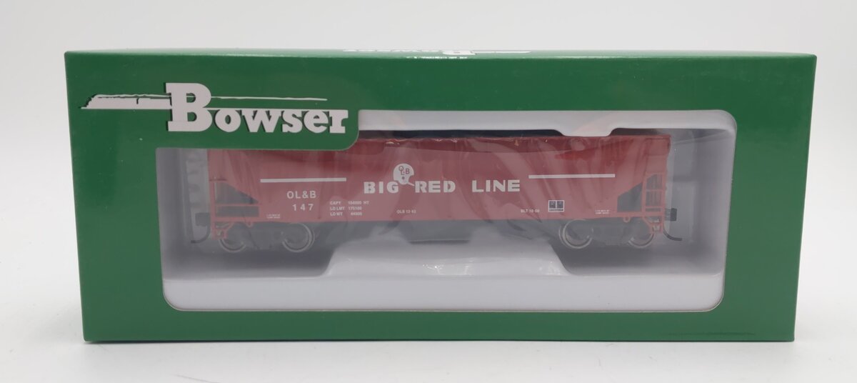 Bowser 42304 HO Omaha, Lincoln & Beatrice 70 Ton Offset Hopper Car #147