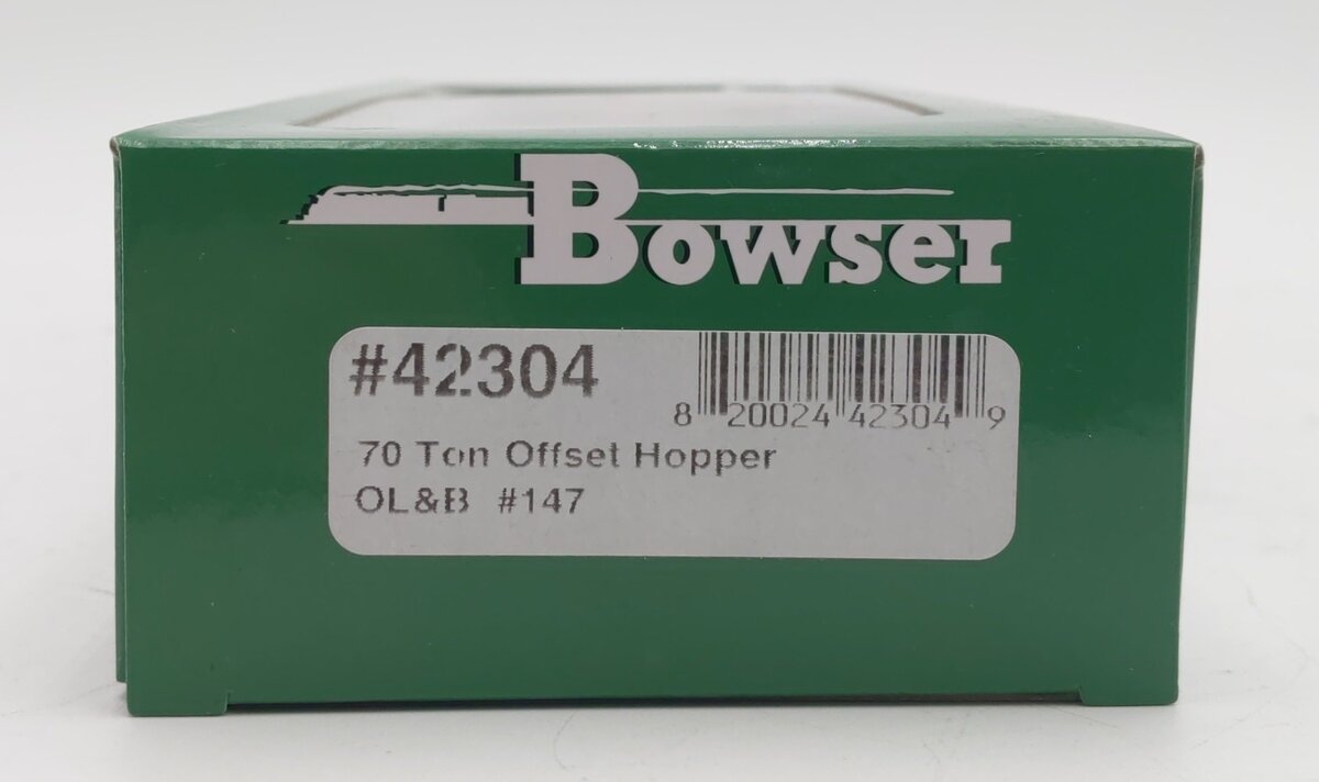 Bowser 42304 HO Omaha, Lincoln & Beatrice 70 Ton Offset Hopper Car #147