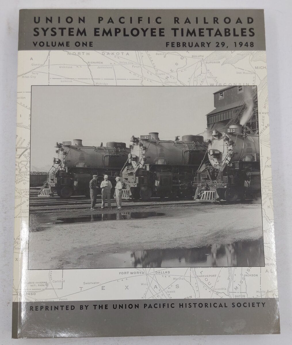 Union Pacific Railroad System Employee Timetable Vol.1 Paperback Book EX