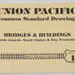 Union Pacific Common Standard Drawings, Vol.1 Paperback Book EX