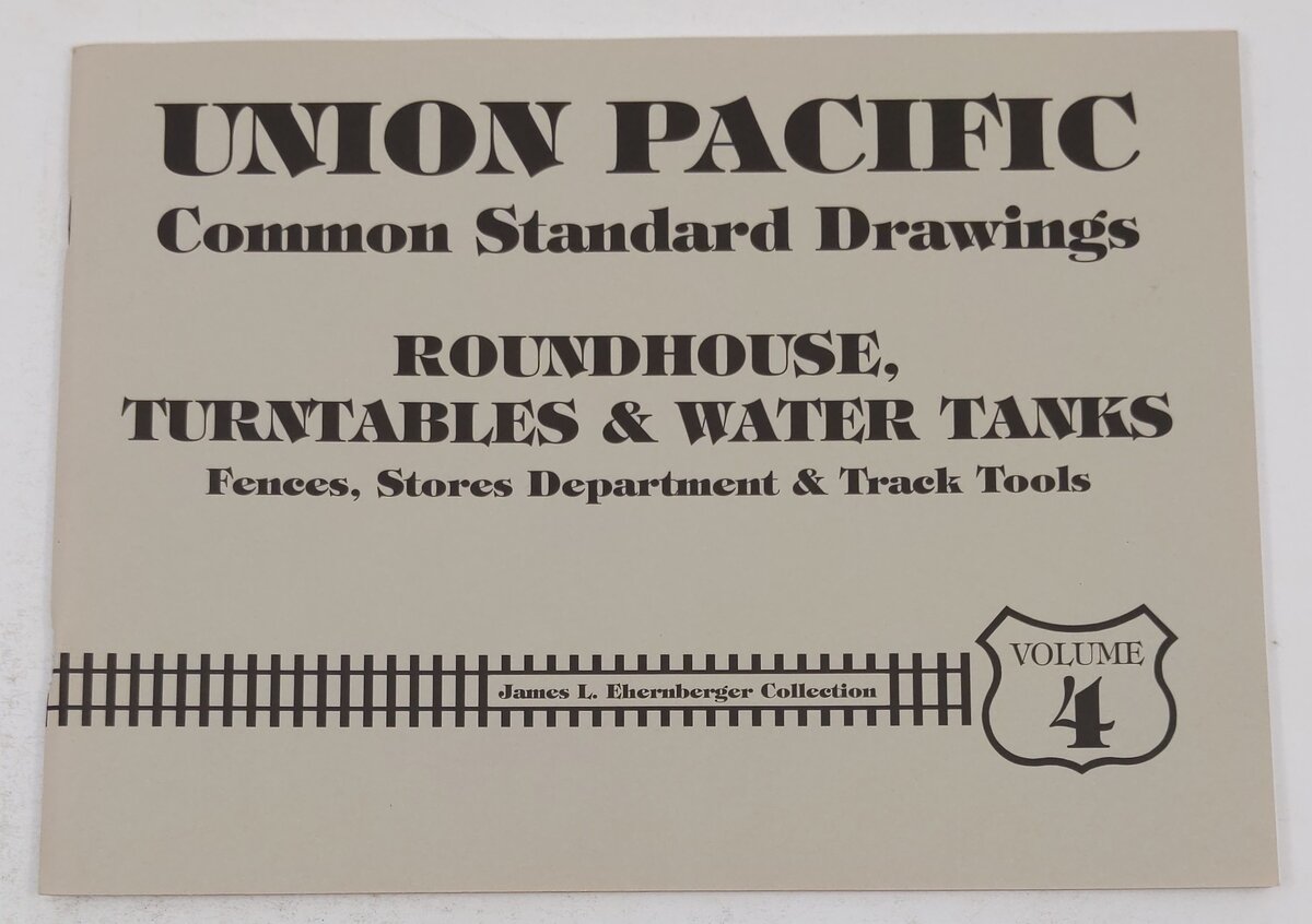 Union Pacific Common Standard Drawings Vol.4 Paperback Book James L. Ehernberger EX