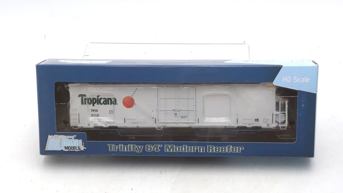 BLMA Models 52732 HO TROPICANA 64' Reefer #3110 LN/Box
