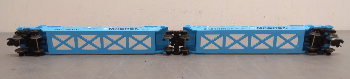 Lionel 6-36935 O Maersk Intermodal Maxi-Stack Car EX/Box