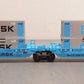 Lionel 6-36935 O Maersk Intermodal Maxi-Stack Car EX/Box