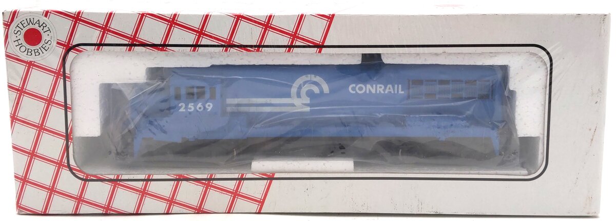 Stewart Hobbies 7403 HO Scale Conrail GE U25B Phase IV Diesel Locomotive #2569 MT/Box