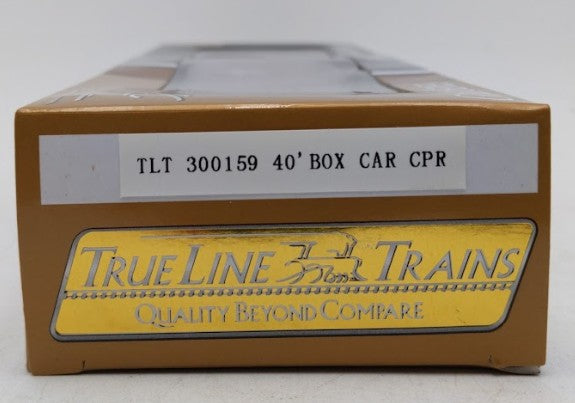 True Line Trains 300159 HO Scale Canadian Pacific 40' Boxcar #2262347 NIB
