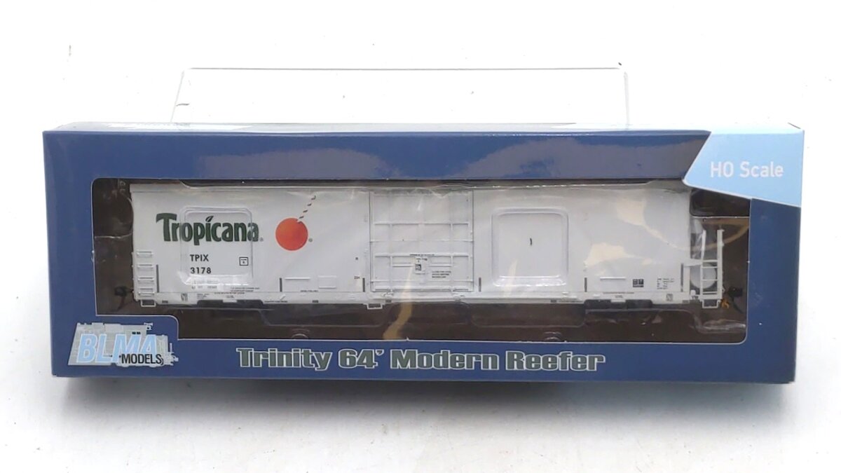 BLMA Models 52734 HO TROPICANA 64' Reefer #3178 LN/Box