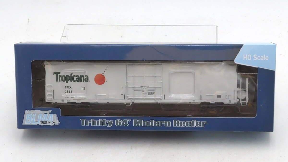 BLMA Models 52735 HO TROPICANA 64' Reefer #3183 LN/Box