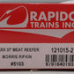 Rapido Trains 121015-2 HO Morris Rifkin URTX 37' Wood Meat Reefer #5103 EX/Box