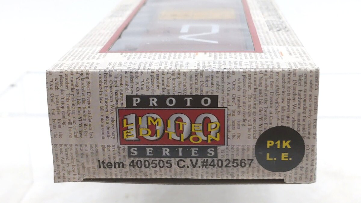Proto 1000 400505 HO Scale Central Vermont 50' Newsprint Box Car #402567 LN/Box