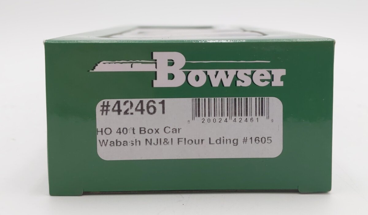 Bowser 42461 HO Wabash 40' Single-Door Steel Boxcar #1605