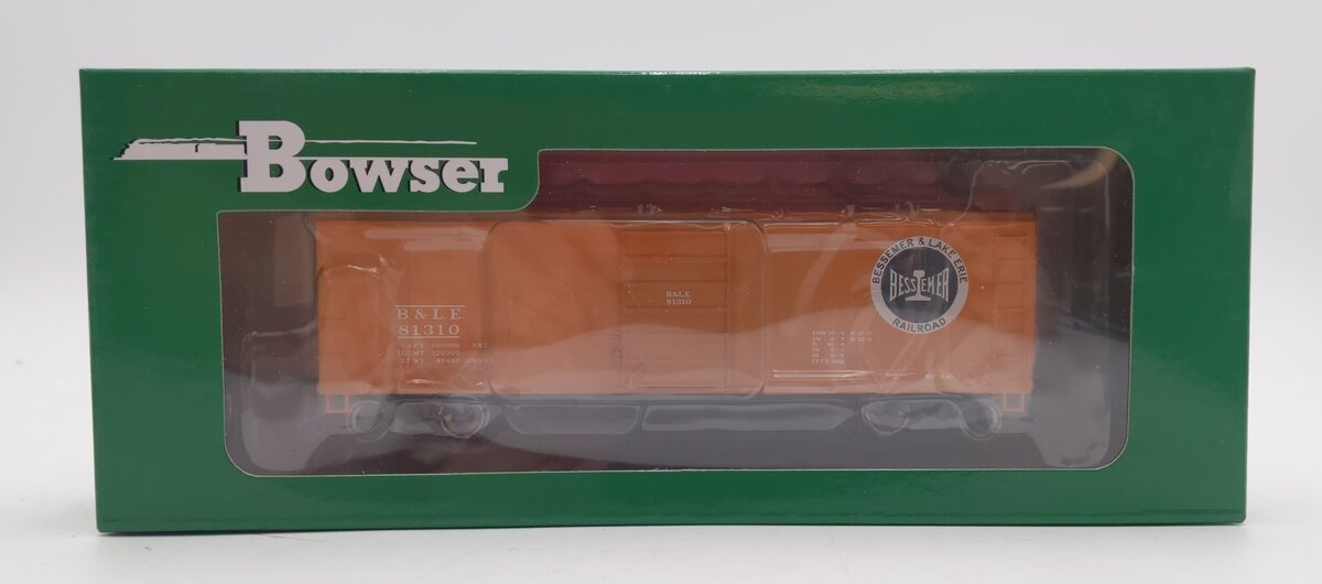Bowser 42697 HO Bessemer & Lake Erie 40' Boxcar RTR #81310