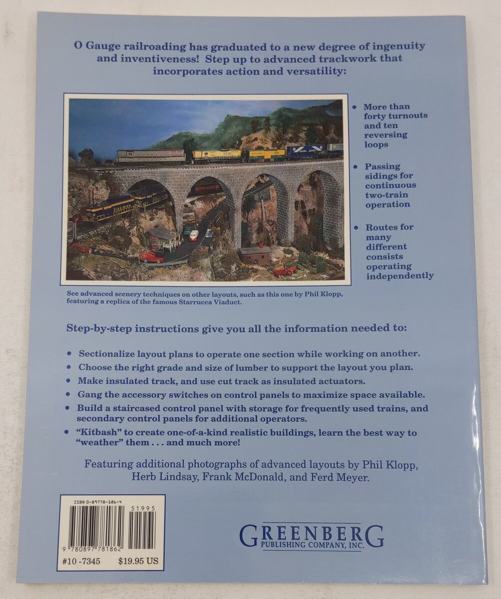Greenberg's Model Railroading With Lionel Trains Vol.2 Hardcover Book John Kouba EX