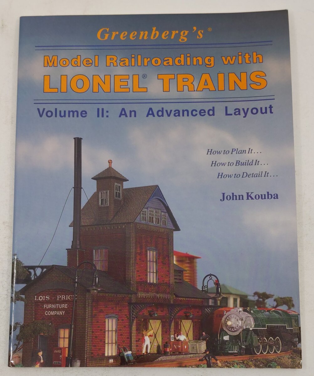 Greenberg's Model Railroading With Lionel Trains Vol.2 Hardcover Book John Kouba EX