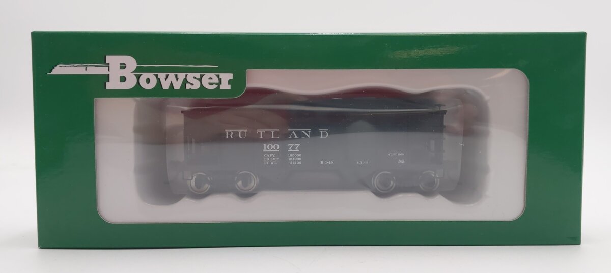 Bowser 42657 HO Scale Rutland GLa 2-Bay Hopper #10077