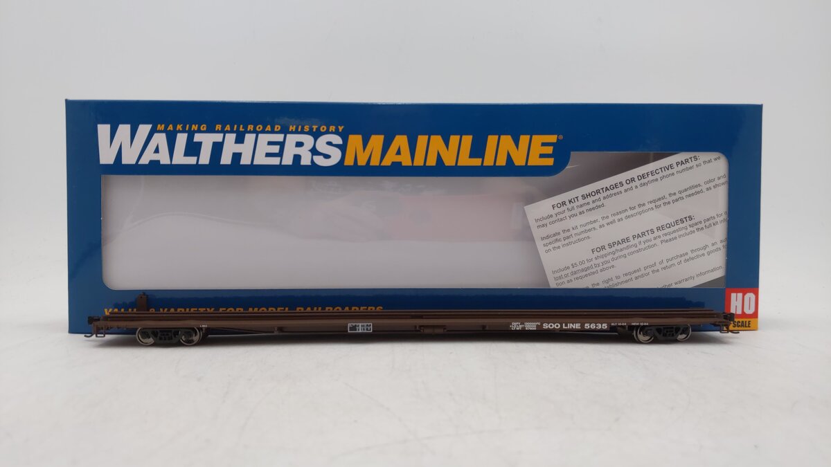 Walthers 910-5492 HO Soo Line '85 General American G85 Flatcar #5635