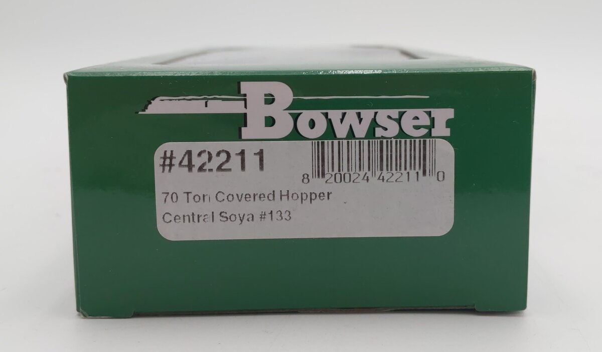Bowser 42211 HO Cedar Soya 70-Ton 2-Bay Covered Hopper #133