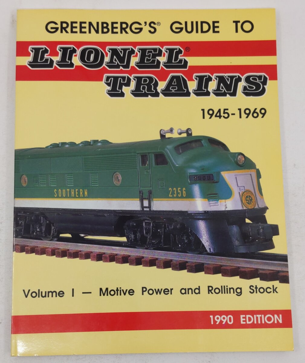 Greenberg's Guide to Lionel Trains 1945-1969 Volume 1 Paperback Book EX