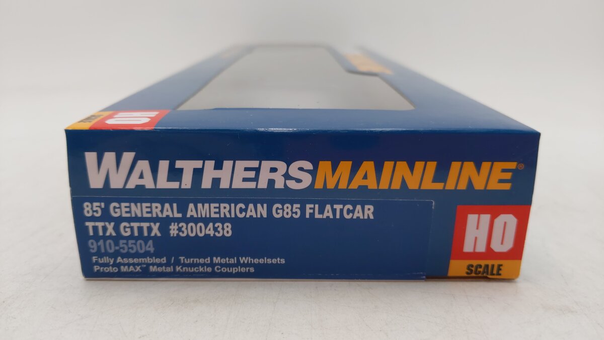Walthers 910-5504 HO TTX '85 General American G85 Flatcar #300438