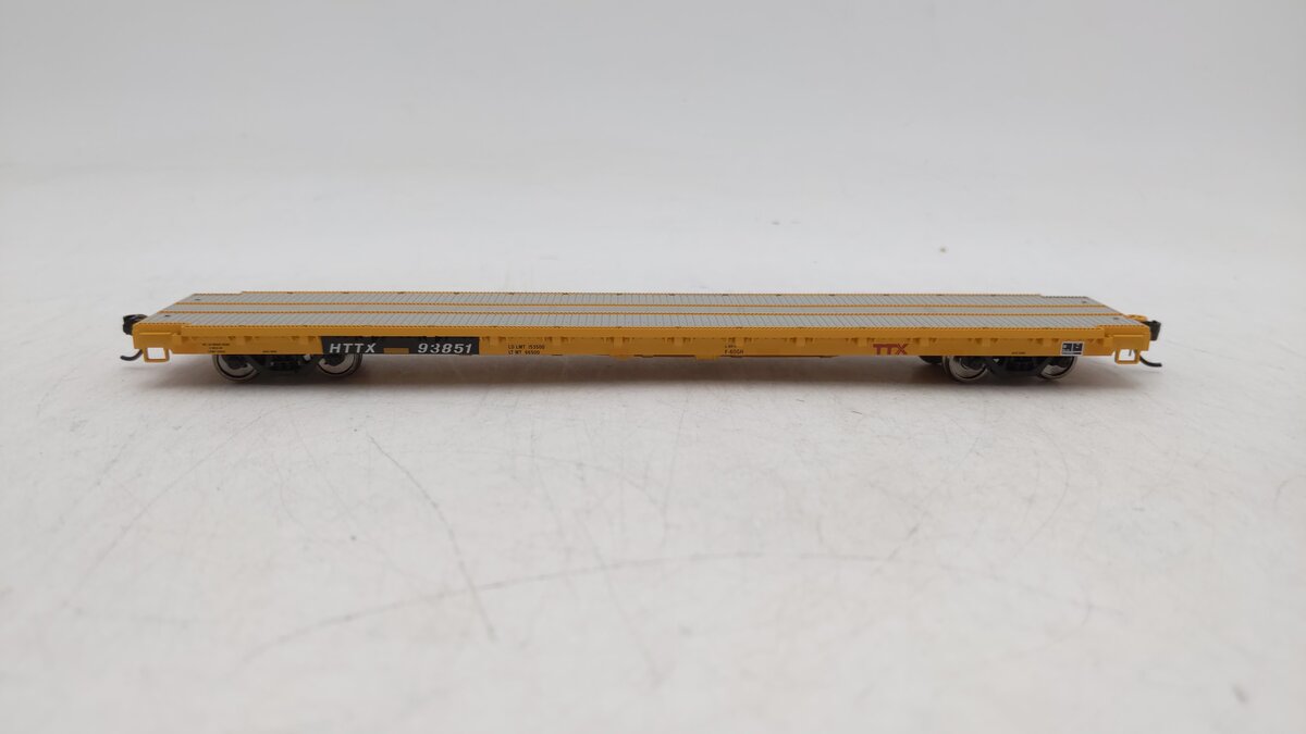 Walthers 910-5364 HO TTX HTTX RTR 60' Pullman-Standard Flatcar #93851