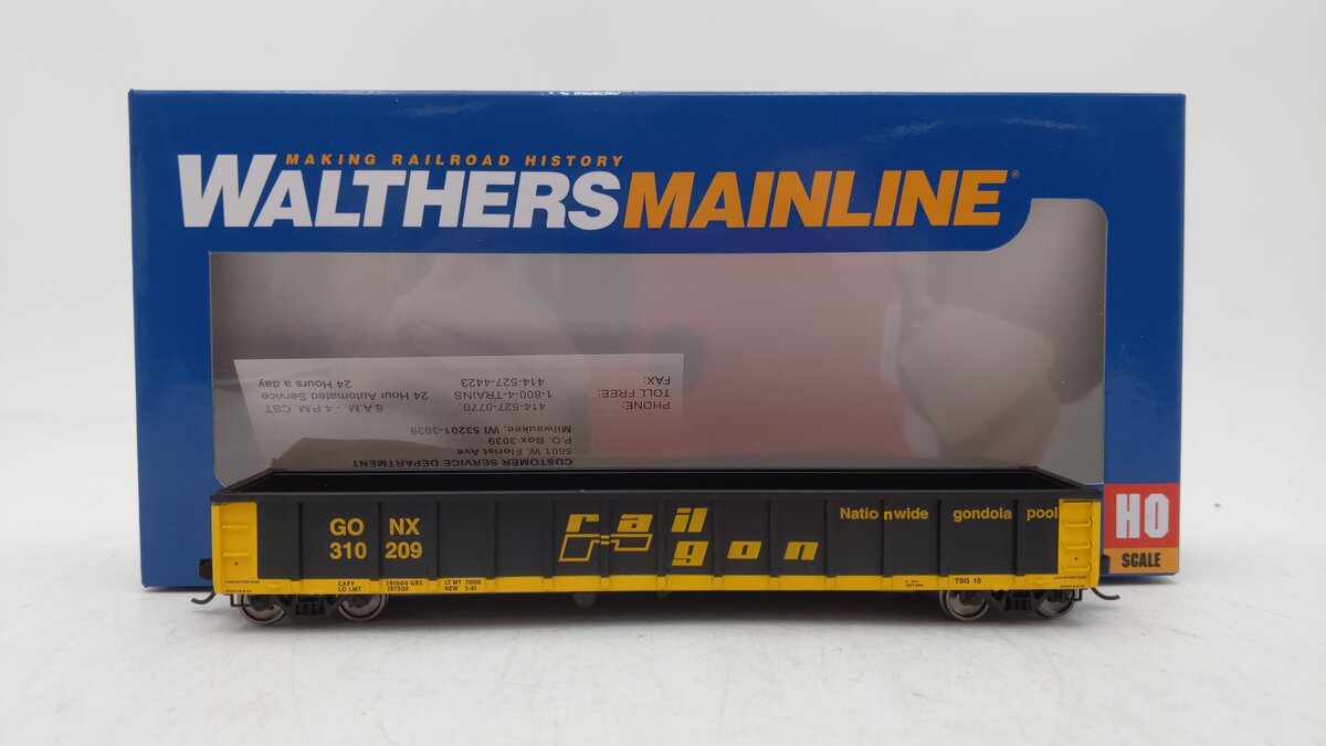 Walthers 910-6223 HO Railgon '53 Railgon Gondola #310209