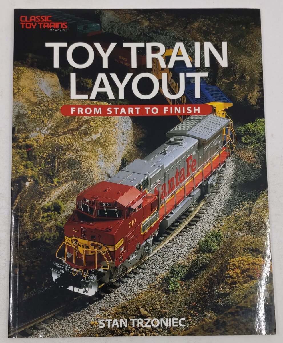 Toy Train Layout from Start to Finish Paperback Book By Stan Trzoniec EX