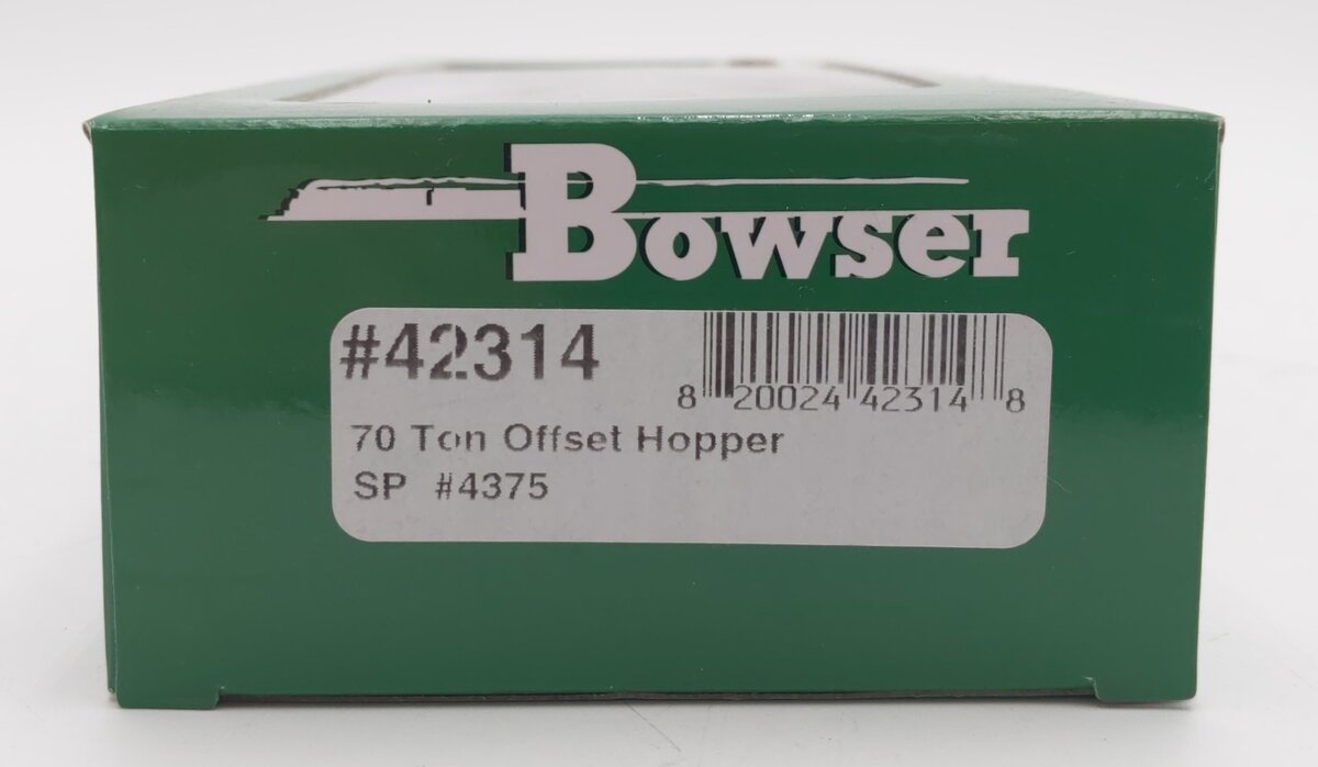 Bowser 42314 HO Southern Pacific 70 Ton Offset Hopper Car #4375