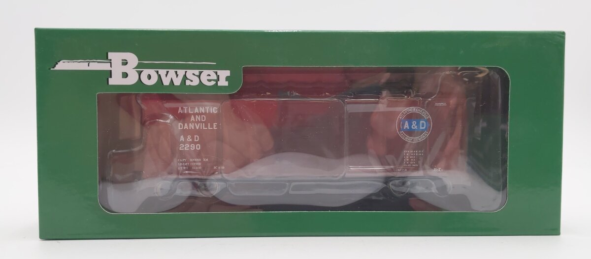 Bowser 42421 HO Scale Atlantic & Danville 40' Boxcar #2290