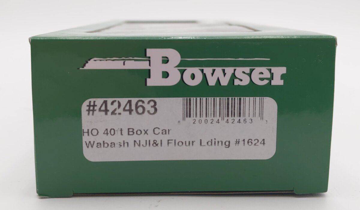 Bowser 42463 HO Scale WAB 40' Boxcar #1624