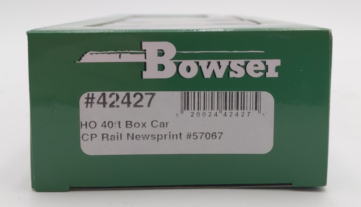 Bowser 42427 HO Canadian Pacific 40' Single-Door Steel Boxcar #57067