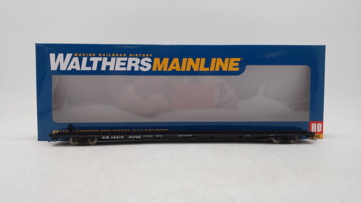 Walthers 910-5484 HO New Haven 85' General American G85 Flatcar RTR #16017