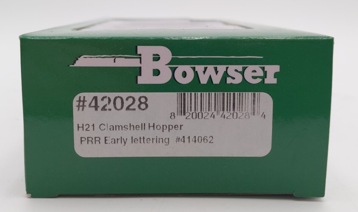 Bowser 42028 HO Pennsylvania H21 Clamshell Early Lettering Hopper Car #414062
