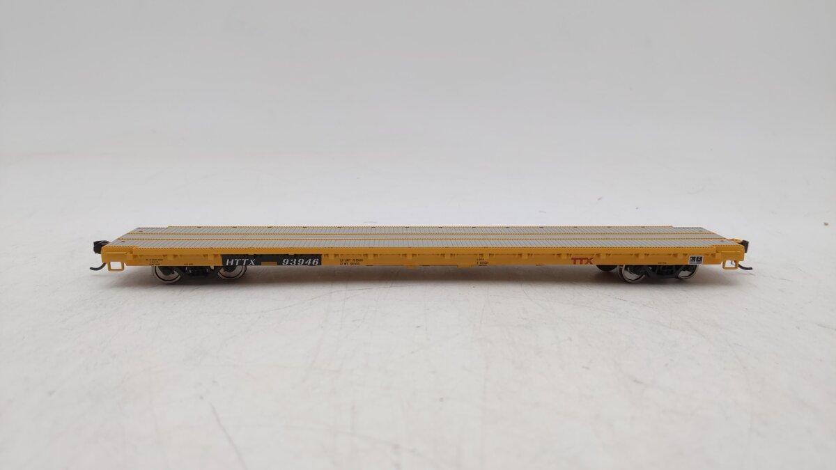 Walthers 910-5365 HO TTX HTTX RTR 60' Pullman-Standard Flatcar #93946