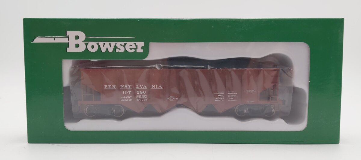 Bowser 42049 HO Pennsylvania H21a Early Lettering Hopper Car #197296